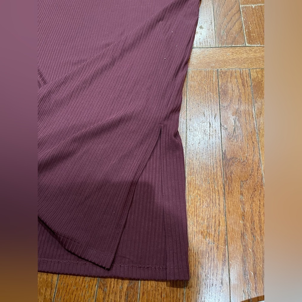 Terra & Sky Long Sleeve Burgundy Dress - Picture 8 of 11